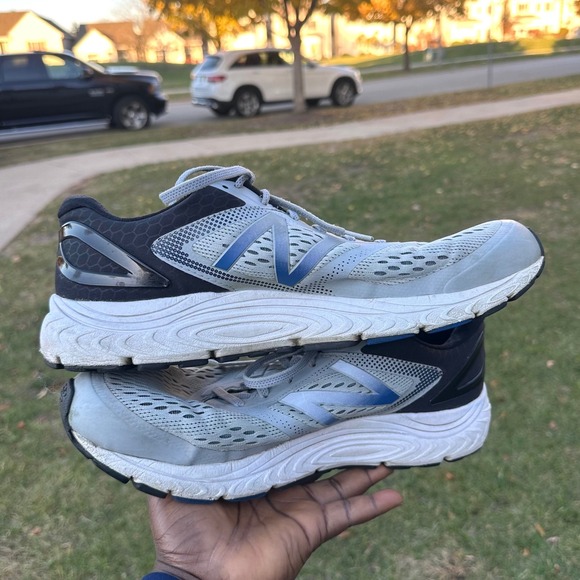 New Balance Men's 840 V4‎ Athletic Running Shoes Size 12.5 Gray Blue - Picture 11 of 13